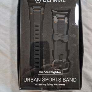 Ultimal Steelfighter Urban Sports Band for Samsung Galaxy Watch Ultra - Black